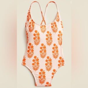 SZ Blockprints X J.Crew Scoopneck One-Piece